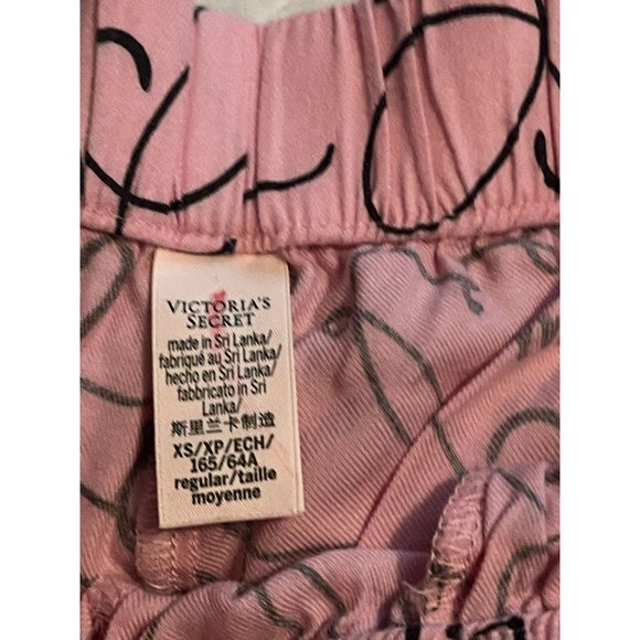 Victoria's Secret Jogger Style Pajama Pants Bottoms Size XS - Picture 4 of 6